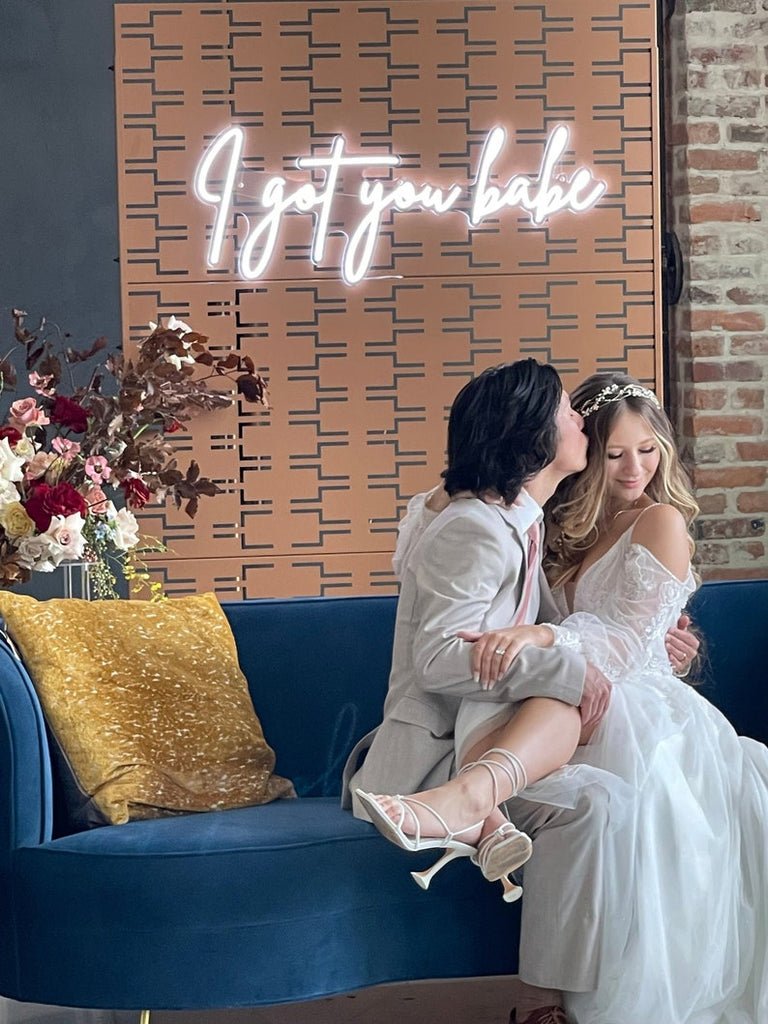 I Got You Babe Wedding Neon Sign